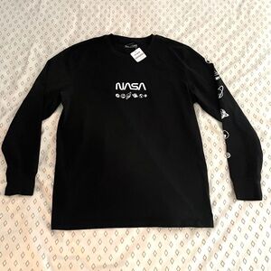NWT Tbar x Collab NASA Long Sleeve T Shirt